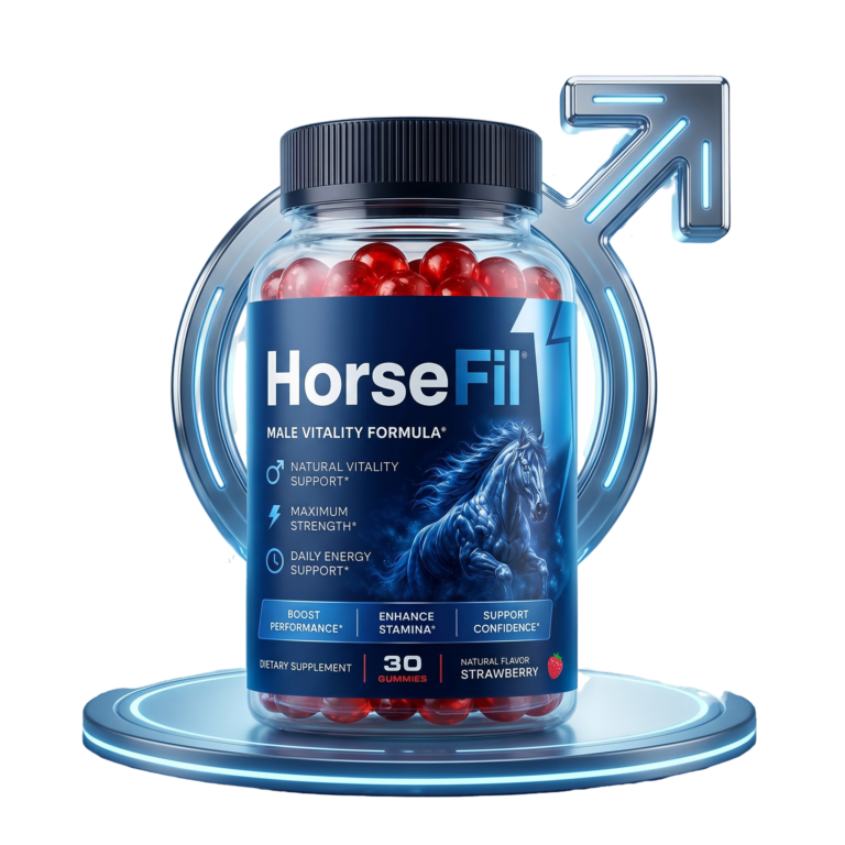 HorseFil male vitality gummies bottle
